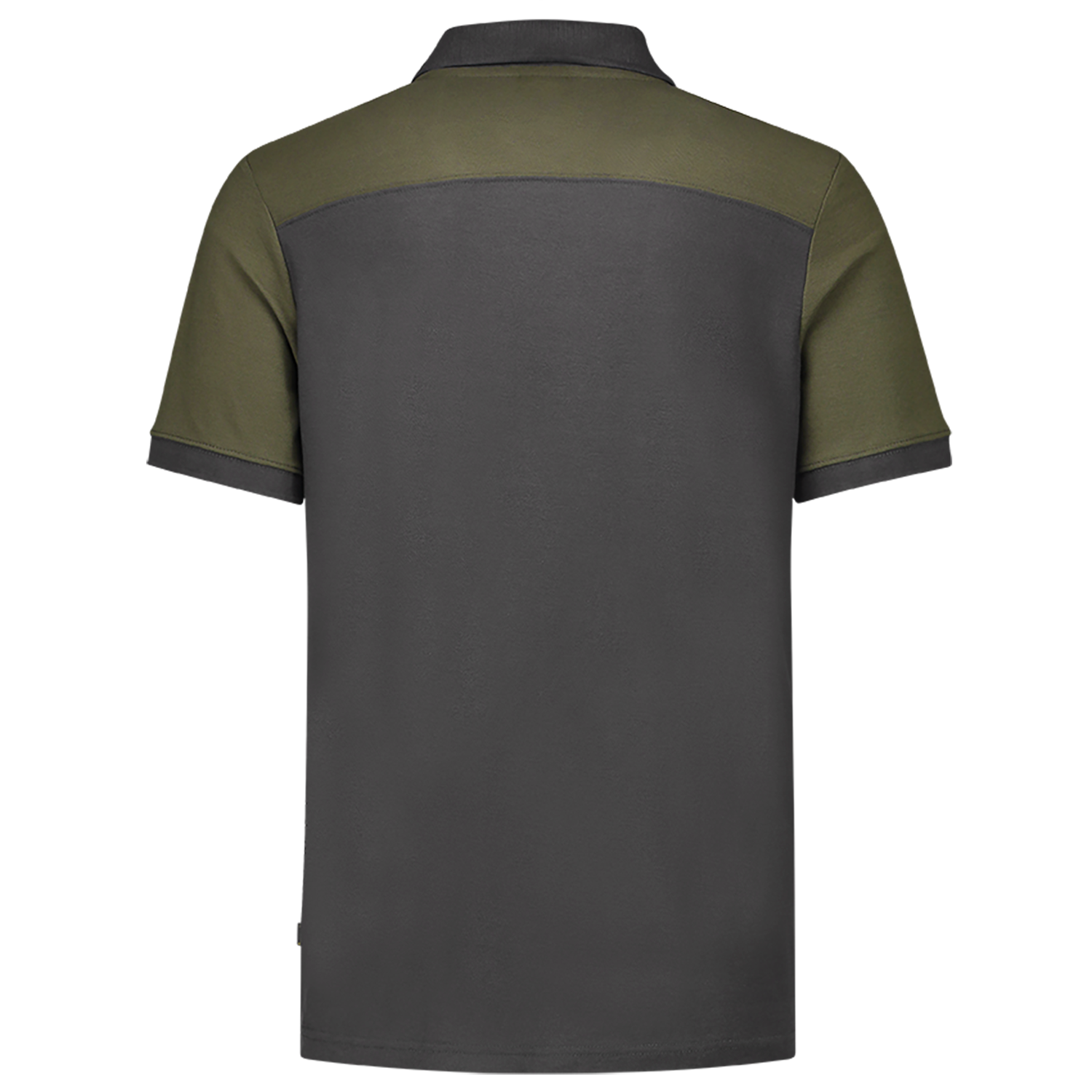 Polo shirt, two-tone cross seam