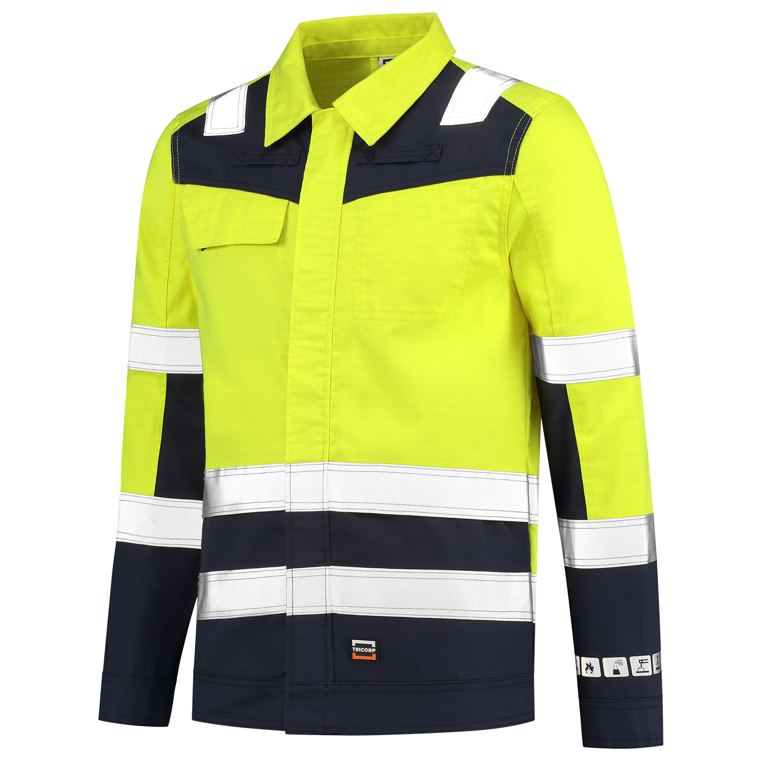 Work jacket multinorm bicolour